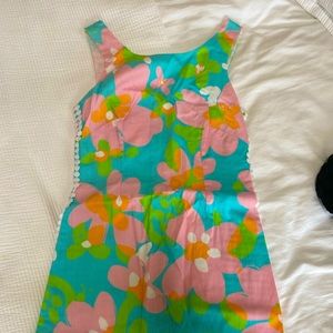 Lilly Pulitzer flowered shift dress size 4